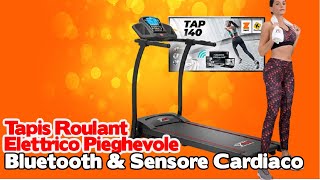 YM TAP140 Tapis Roulant Elettrico Pieghevole con Bluetooth e Sensore Cardiaco [upl. by Anilejna]