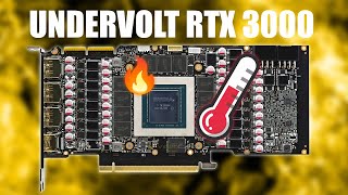 COME FARE UNDERVOLT RTX 3000 [upl. by Yenial744]