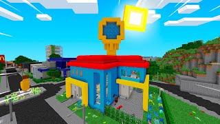 MI CASA ES LA NUEVA TORRE DE PAW PATROL EN MINECRAFT 😱 [upl. by Aliuqahs402]