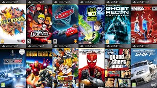 Top 25 Best PSP Games of All Time  Best PPSSPP Games [upl. by Airretal]