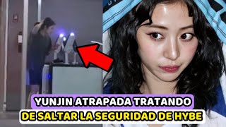 VIDEO DE YUNJIN VIRAL POR TRATAR DE SALTAR LA BARRERA DE SEGURIDAD DE HYBE [upl. by Alig]