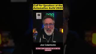 📢Call for Speakers for the Automation Guild Conference 2024 [upl. by Varney]