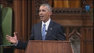 President Obama Addresses Parliament [upl. by Mcintosh]