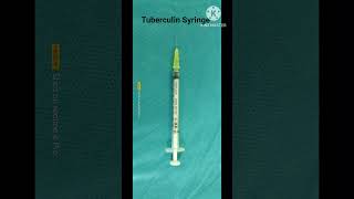 Tuberculin Syringe 💉 [upl. by Ahseela677]