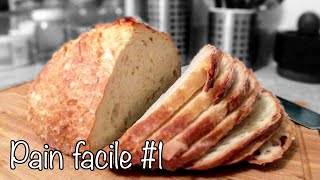 Préparer un PAIN Sans PÉTRISSAGE en 3 minutes 🍞🥖 TRÈS FACILE 😊 [upl. by Hailey]