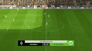 EA Sports FC 24  Borussia Mönchengladbach vs VFL Wolfsburg  Borussia Park  Gameplay PS5 [upl. by Dick]