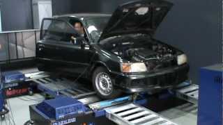 3sgte starlet torque steers on dyno [upl. by Oiraved192]