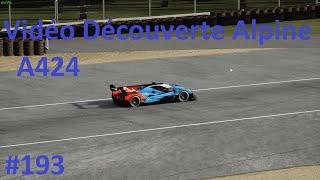 Vidéo Découverte 193 Alpine A424 LMDH [upl. by Norri]