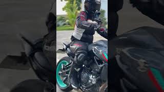 Yamaha MT07 rolling sound mt07yamaha yamahamt07 exhaustsound [upl. by Eluk]