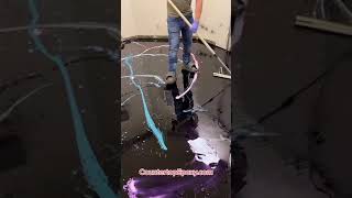 Install Epoxy Flooring  Galaxy Floor countertopepoxy [upl. by Nnahaid]