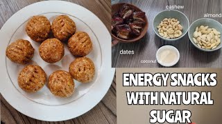 NUTS AND DATES BALLS FOR ENERGY [upl. by Clementia366]