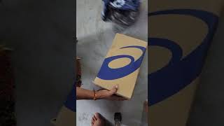 Asics GelNimbus 24 Shoes unboxing shorts [upl. by Lesig]