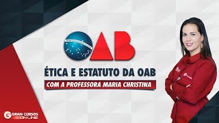 Aulas Gratuitas de Ética e Estatuto da OAB  Aula 01 [upl. by Cicenia602]