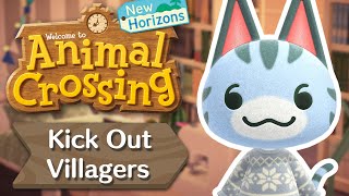 How to Kick Out Villagers in Animal Crossing New Horizons [upl. by Avlem]