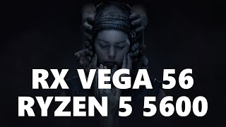 Hellblade 2  Ryzen 5 5600  RX Vega 56  FSR3 QUALITY [upl. by Noraj]