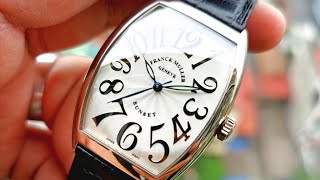 Review Đồng Hồ Franck Muller Cintree Curvex Sunset White Gold 6850 SC  ICS Authentic [upl. by Raine245]