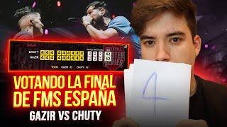 ¿ERA RÉPLICA VOTANDO EL CHUTY VS GAZIR  FINAL FMS ESPAÑA 2122 BY KAPO 013 [upl. by Raknahs]