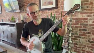 Railroadin and Gamblin  Monday Morning Jo  Clawhammer Banjo Song  Open C Tuning [upl. by Yllak]