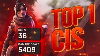 TOP 1 CIS 36 KILLS amp 5400 DAMAGE 🥰 [upl. by Trebleht]