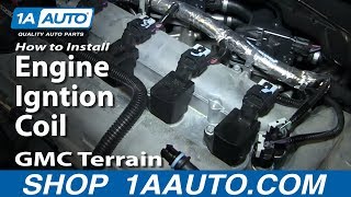 How to Replace Ignition Coil 1016 GMC Terrain [upl. by Rizan]