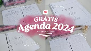 Agenda 2024 GRATIS para descargar e imprimir  Planner Digital  agenda2024 agenda 2024 [upl. by Airbmat953]