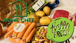 Hello Fresh vs Home Chef Meal Kit Delivery Comparison 2018 [upl. by Gratianna]