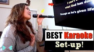 Singing Hack Karaoke Setup for Singers [upl. by Ellekram829]