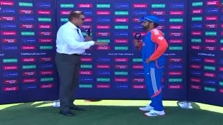 Rohit Sharma post match presentation after india vs Pakistan t20 worldcup match  pak vs ind [upl. by Ayanat]