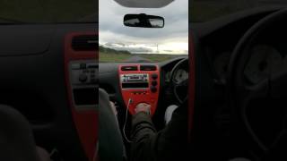 k20 ep3 type r 130mph and rev limiter [upl. by Aisetal572]