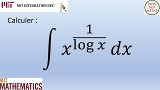 MIT Integration Bee 2023 Q1  une gentille intégrale à calculer [upl. by Selie]