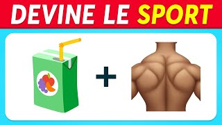 Devine le SPORT en ÉMOJIS ⚽🏈✅  Quiz Émoji [upl. by Enneira]