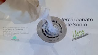 Percarbonato de sodio USOS limpiador BIODEGRADABLE para el Hogar [upl. by Delinda]