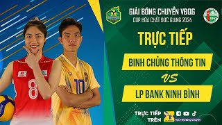 🔴Trực tiếp  BINH CHỦNG THÔNG TIN vs LPBANK NINH BÌNH  Bảng Nữ Giải bóng chuyền VĐQG cúp HCĐG 2024 [upl. by Kendyl]