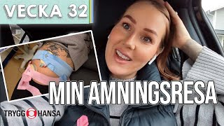 KOMMER INTE AMMA in till förlossningen  Evelina Gustin vecka 32 [upl. by Ephrayim358]