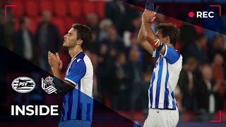 INSIDE  Esto sí es jugar en Europa  PSV Eindhoven 2  2 Real Sociedad [upl. by Adnilreh232]