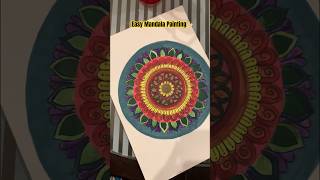 Easy Mandala Painting Tutorial Part2 mandala mandalaartforbeginners tutorial easytutorial arts [upl. by Gertruda]