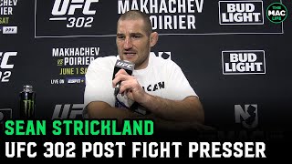 Sean Strickland quotDont get me cancelled you guysquot  UFC 302 PostFight Press Conference [upl. by Dwane]