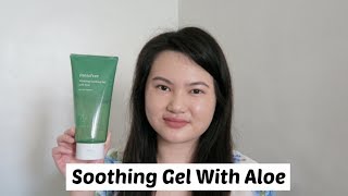 Innisfree Vitalizing Soothing Gel With Aloe Review  Demo innisfreeusa8615  Tracey Violet [upl. by Oidualc]