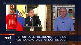 Por síntomas de gripa Petro no fue a acto de reconocimiento y perdón a las víctimas de la UP [upl. by Murdocca]