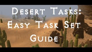 RSTasks Desert Easy Task Set Guide [upl. by Pitt]