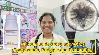 Sabouraud Dextrose Agar SDA Preparation । Media For Fungi and Yeast । Heredity Biosciences [upl. by Rocky]