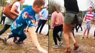 Ozzy Man Reviews Slipping on Mud [upl. by Nedgo]