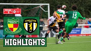 HIGHLIGHTS  Nantwich Town 32 Congleton Town  PitchingIn NPL West  28924 [upl. by Suiradel683]