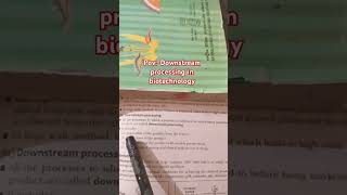 Downstream processing in biotechnology class 12  neet  biology motivation [upl. by Enywad]