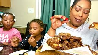 Grand babies and Fried Ribs Mukbang‼️🤗 [upl. by Charis]