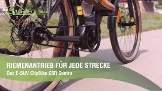 Tolles Touren und Pendlerrad mit Gates Carbon Riemenantrieb SachsenRAD ESUV CityBike C5R Centro [upl. by Toby]