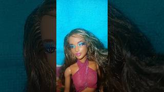 boneca barbie transformação de maquiagem 💄 na água 💙🩵 [upl. by Aihcila849]