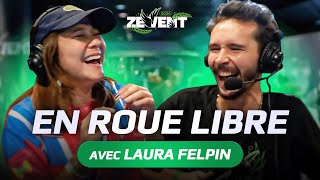 GRANDS MOMENTS DE FOLIE avec Laura Felpin au ZEVENT2024 roue libre totale [upl. by Notterb]