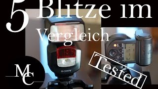 Sony HVLF43M vs F20M F60M Metz und Nissin [upl. by Eindys]