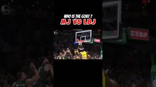 MJ vs LBJ shorts trending basketball michaeljordan lebronjames [upl. by Aitnahc]